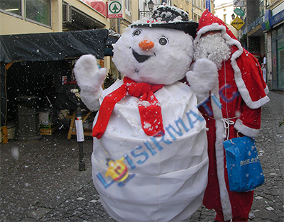 Le Bonhomme de Neige et le Père Noël